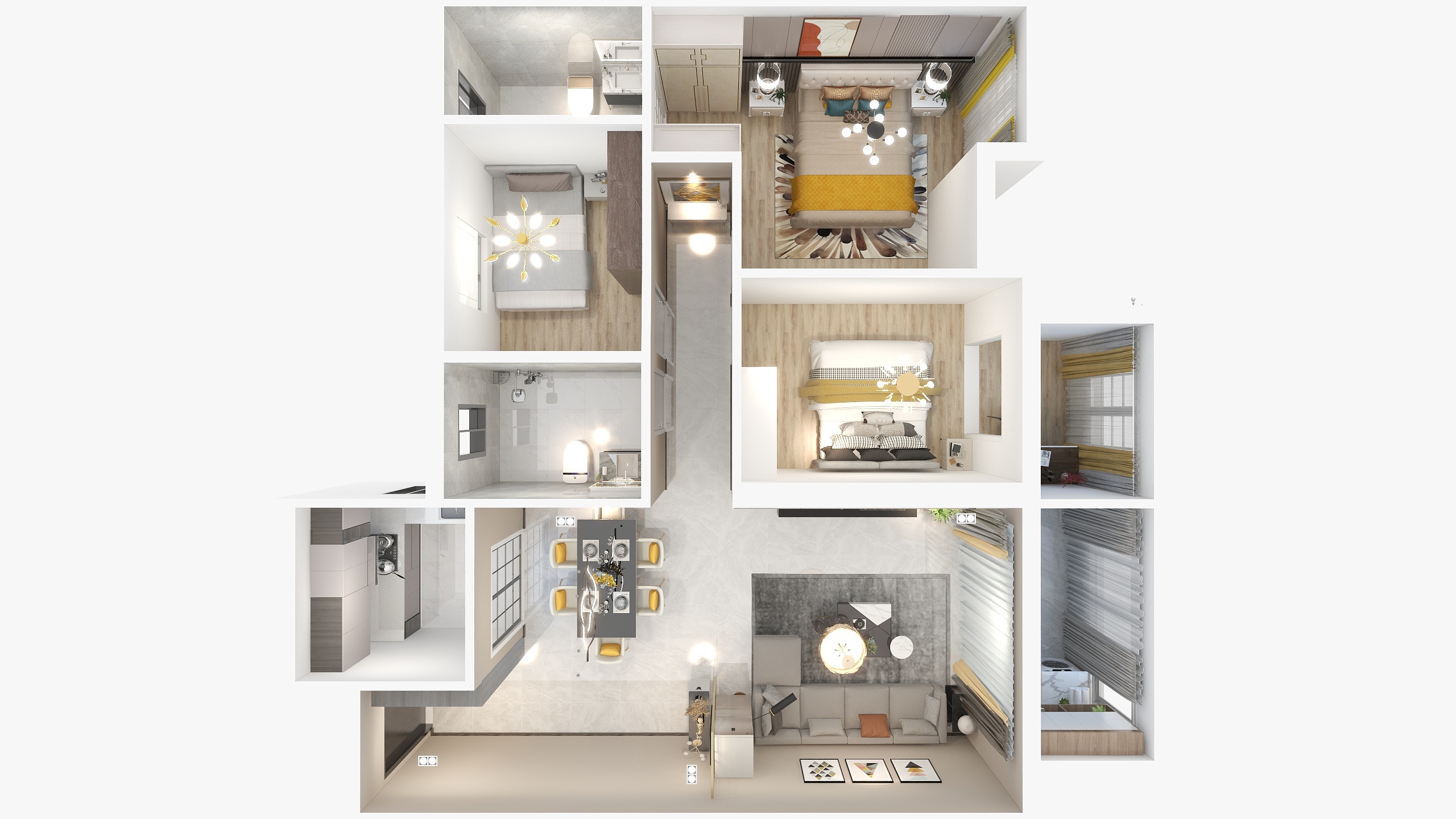 wuli小灰灰c-紫台1KJL-装修设计方案
