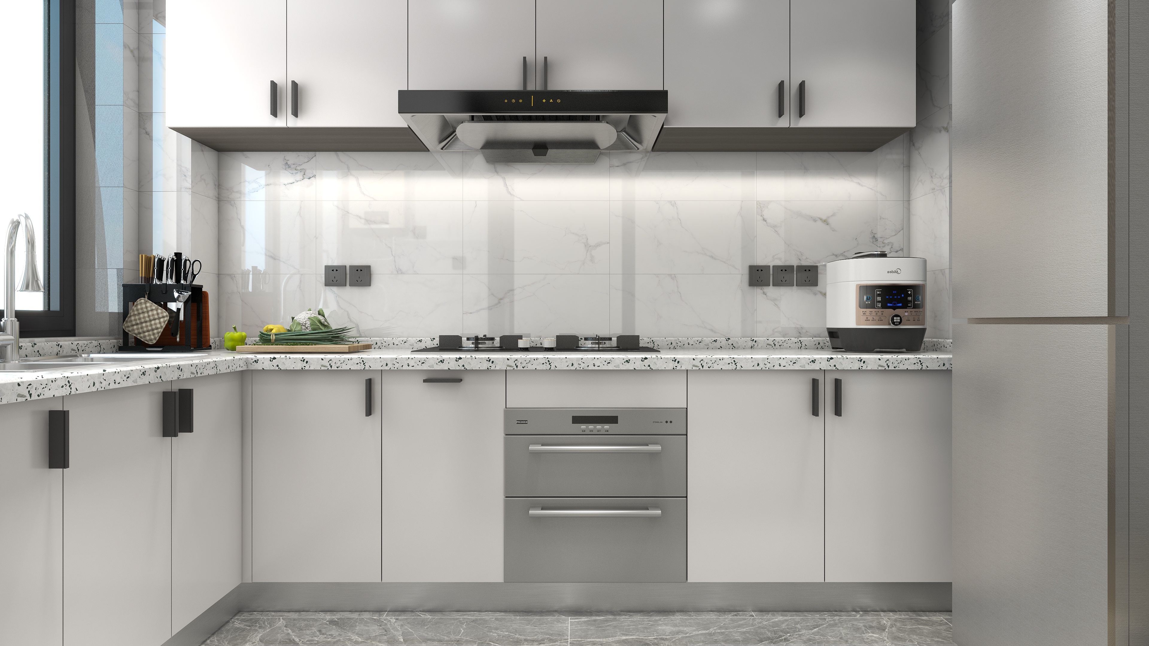 BEIYAN-DESIGN-『离故』116平|现代轻奢四居装修效果图