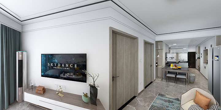 鱼波波-马踏飞燕A2户型12#4西南-副本-装修设计方案