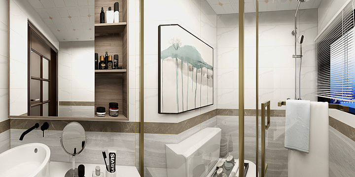 WLLDH-名门公馆7栋2单元7楼效果图-装修设计方案