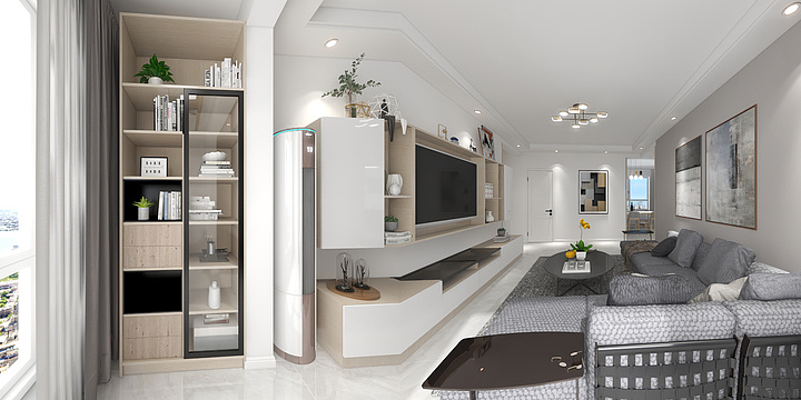 K周设计-k万华城三居王女士-装修设计方案