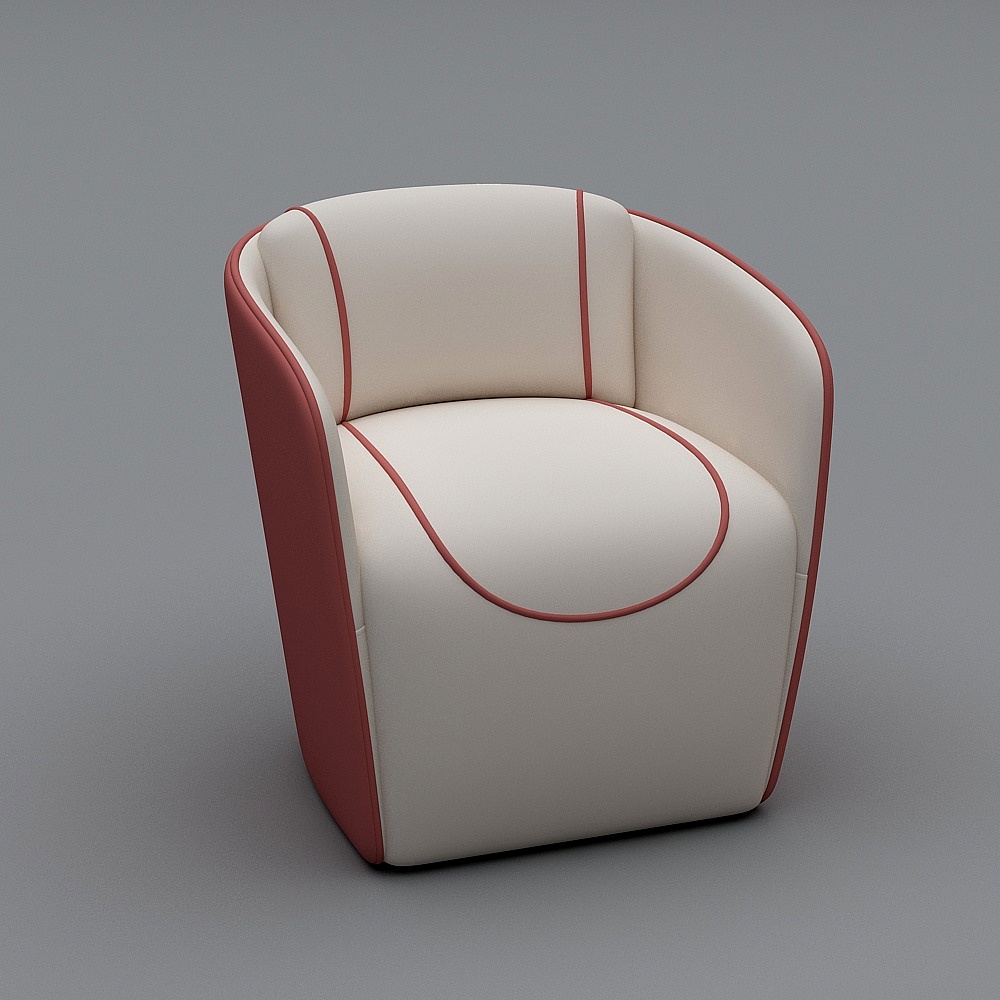 休闲椅3D模型