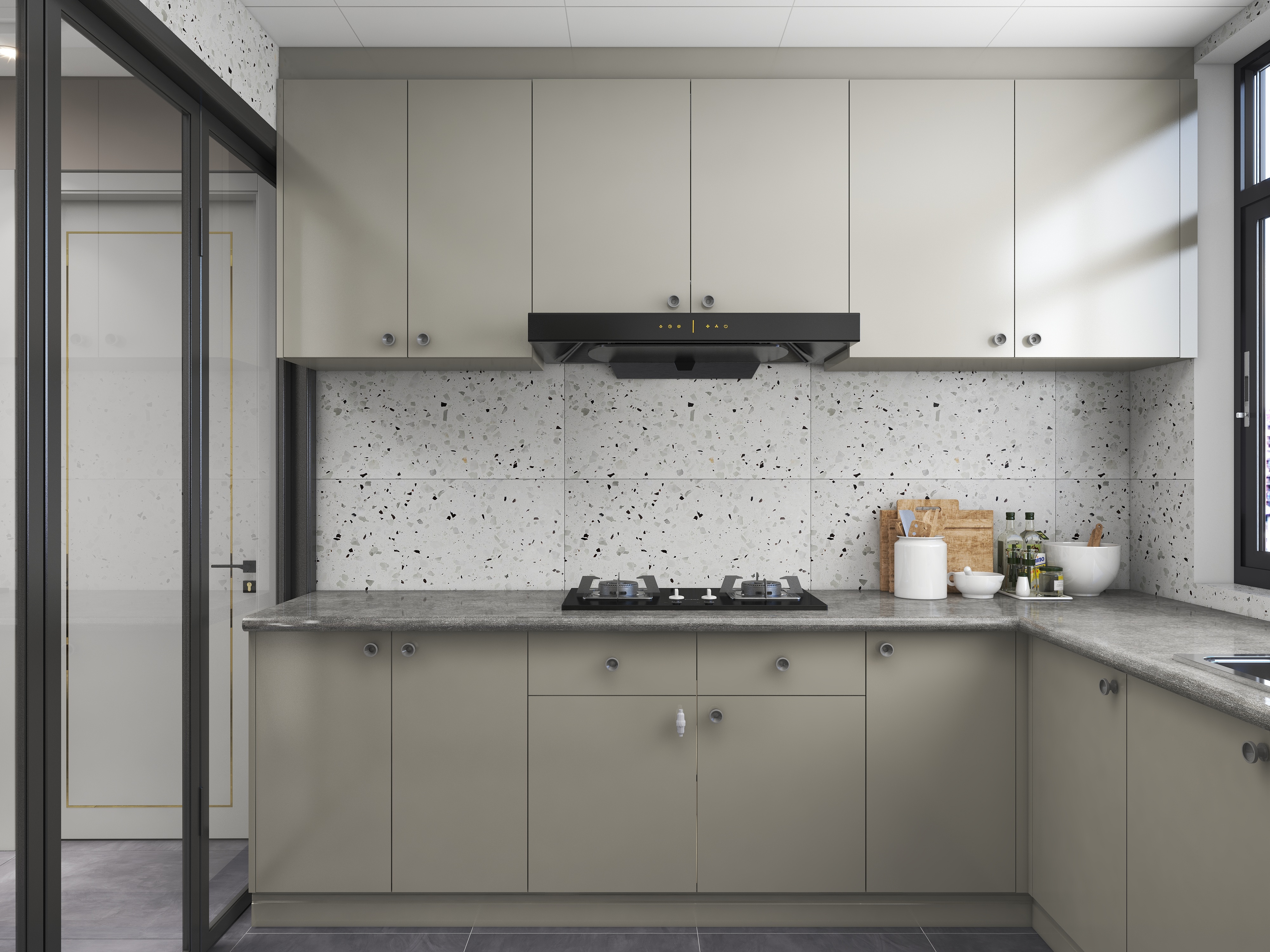 吴爽-现代简约四房设计装修效果图