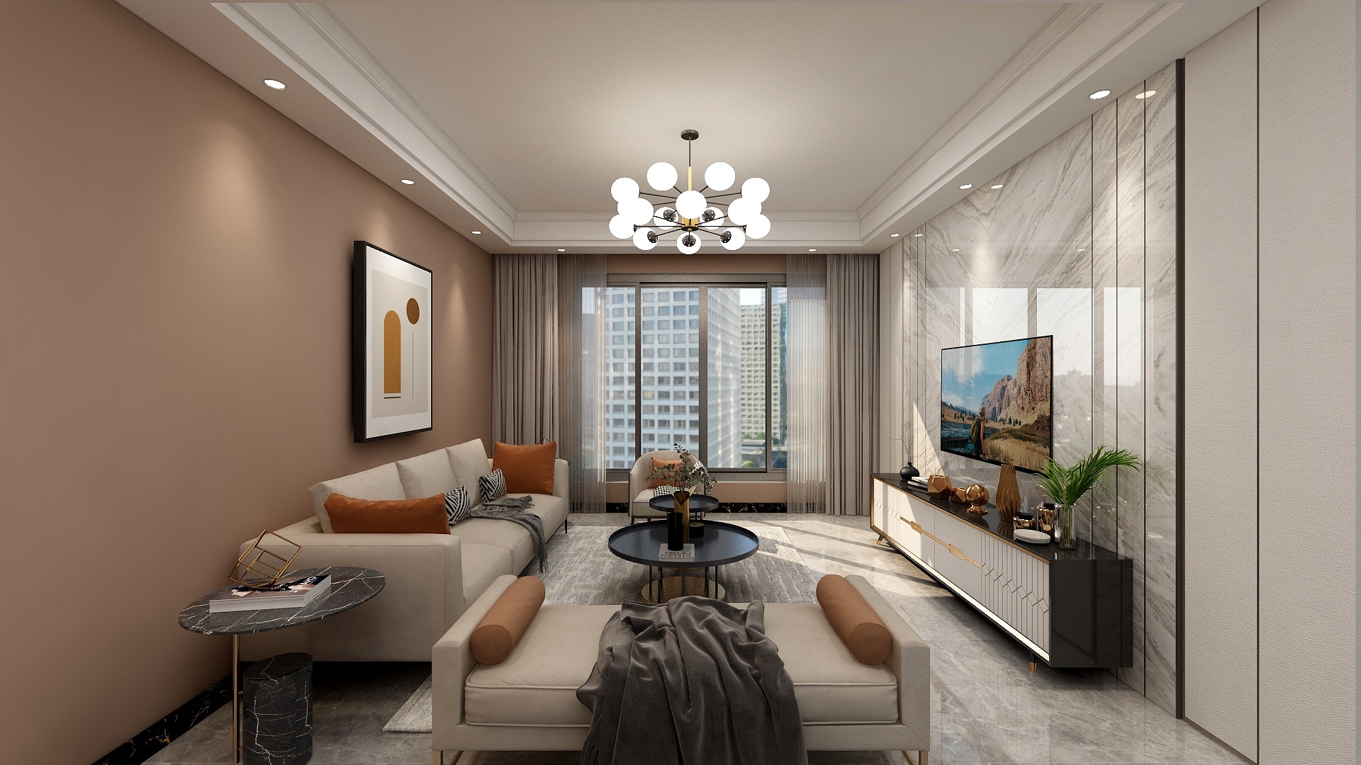 著蒾-现代简约装修效果图