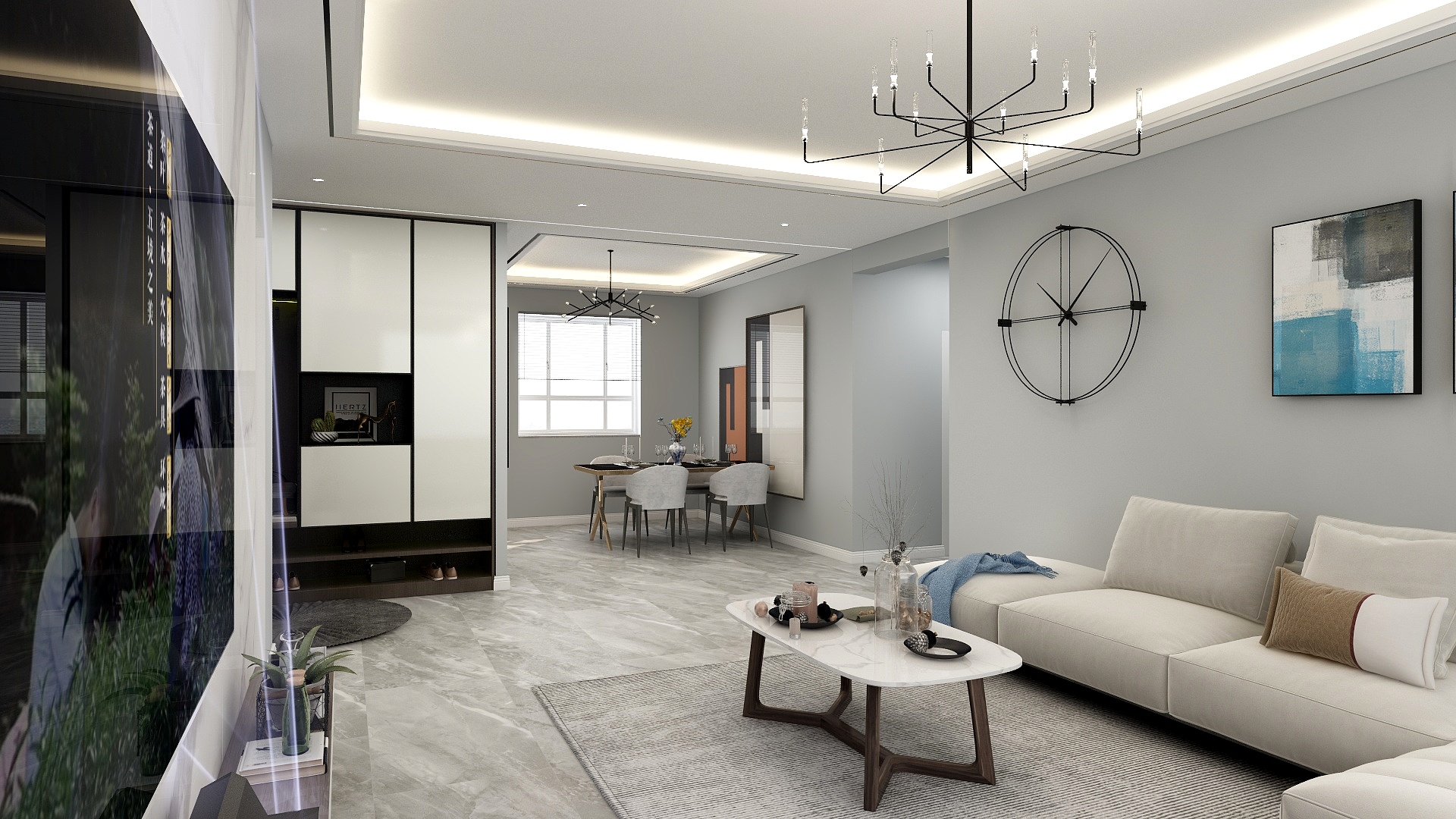 Origin2-汇智·御江湾现代风格装修效果图