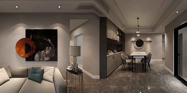 勒亦安梁-旭辉城3期-装修设计方案