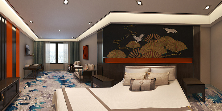 曹丶sir-酒店客房-装修设计方案
