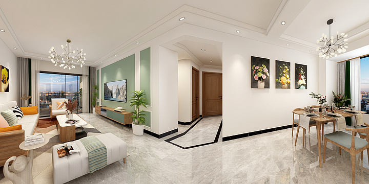 设计师吴小姐-金叶华府6-2004龚小姐-雅居-装修设计方案