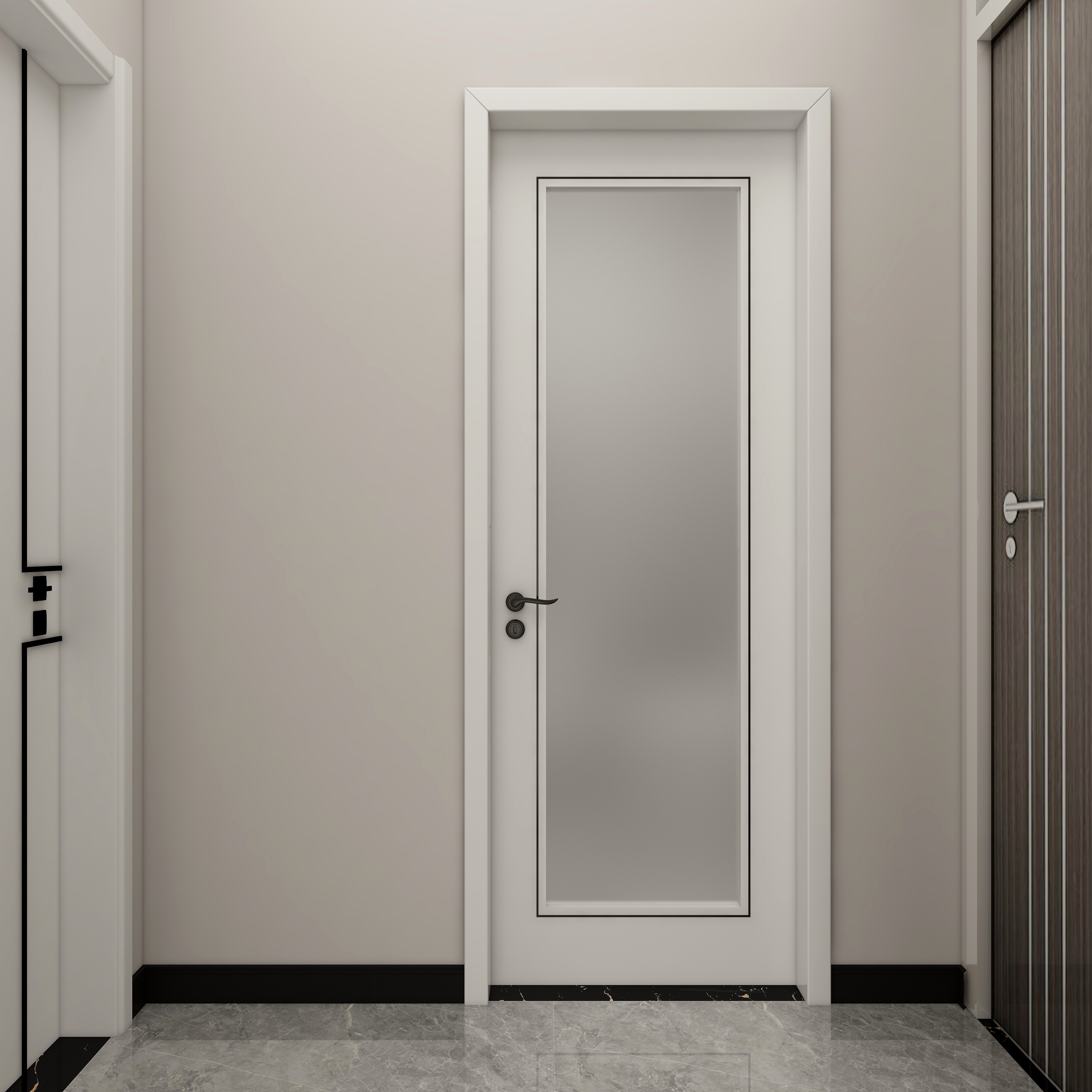 吴爽-现代简约四室装修效果图