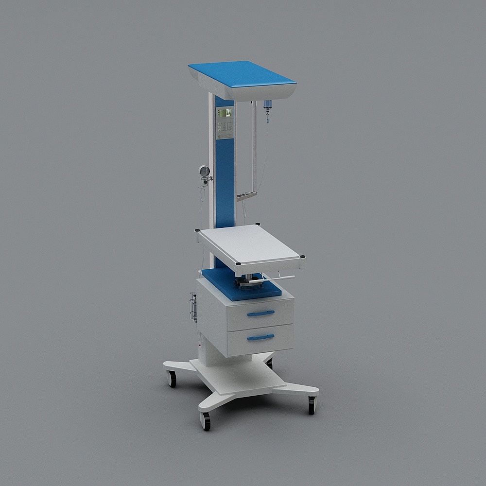 北欧医院病房-医用仪器3D模型