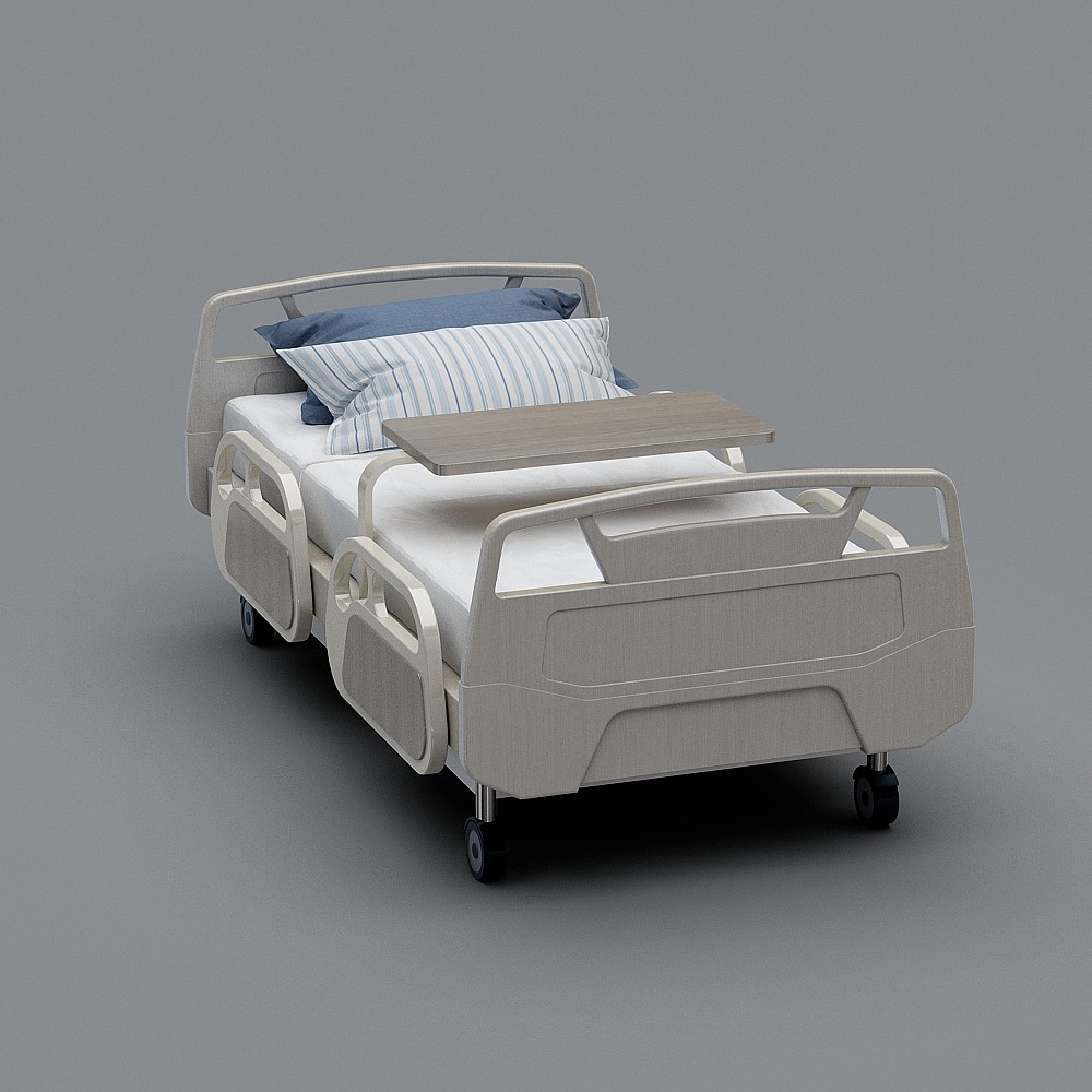 现代病房-病床3D模型