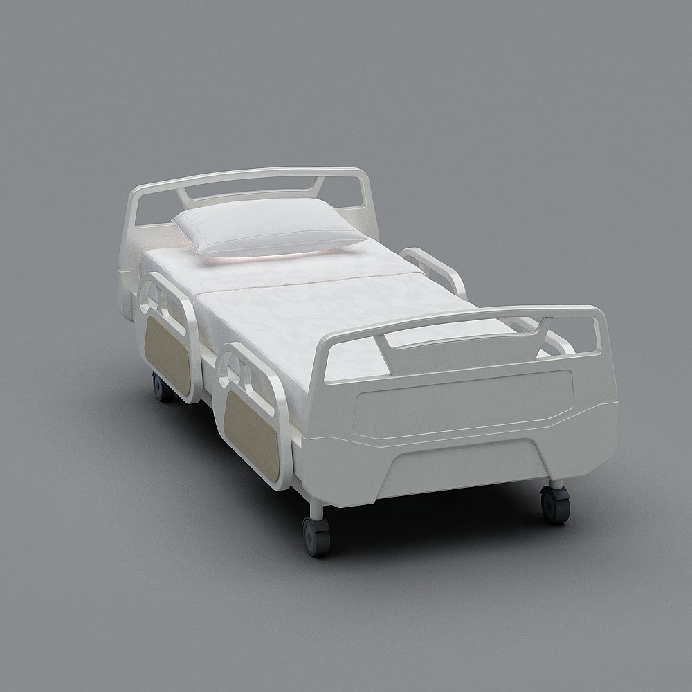 现代医院-病床-73D模型