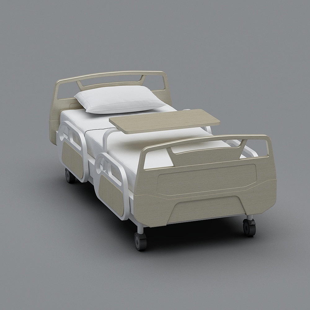 现代医院病房-病床-23D模型