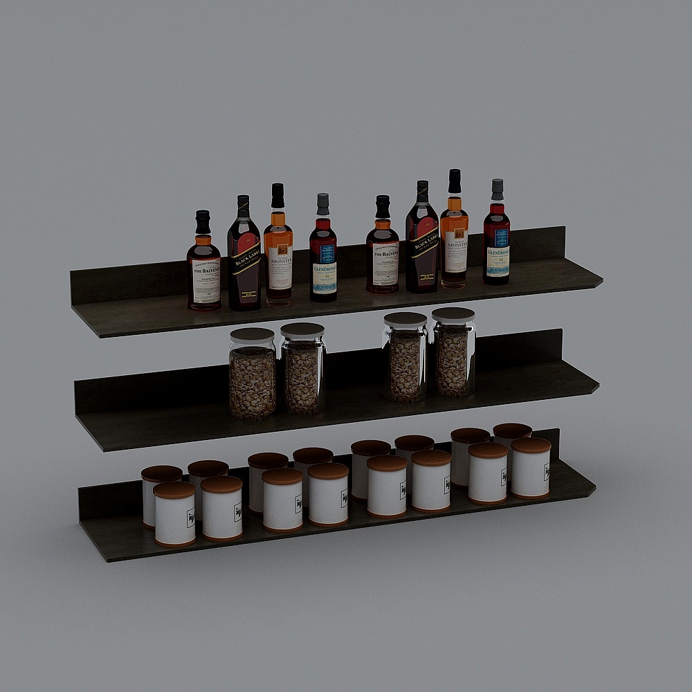 工业LOFT咖啡厅14-展示台