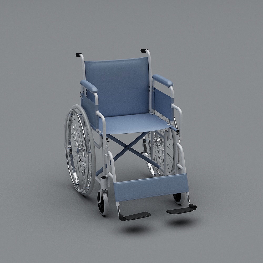 现代医院骨科诊室-轮椅3D模型