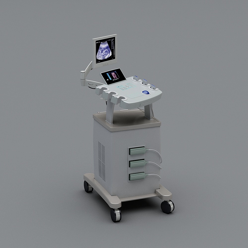 现代医院手术室-医用器械3D模型