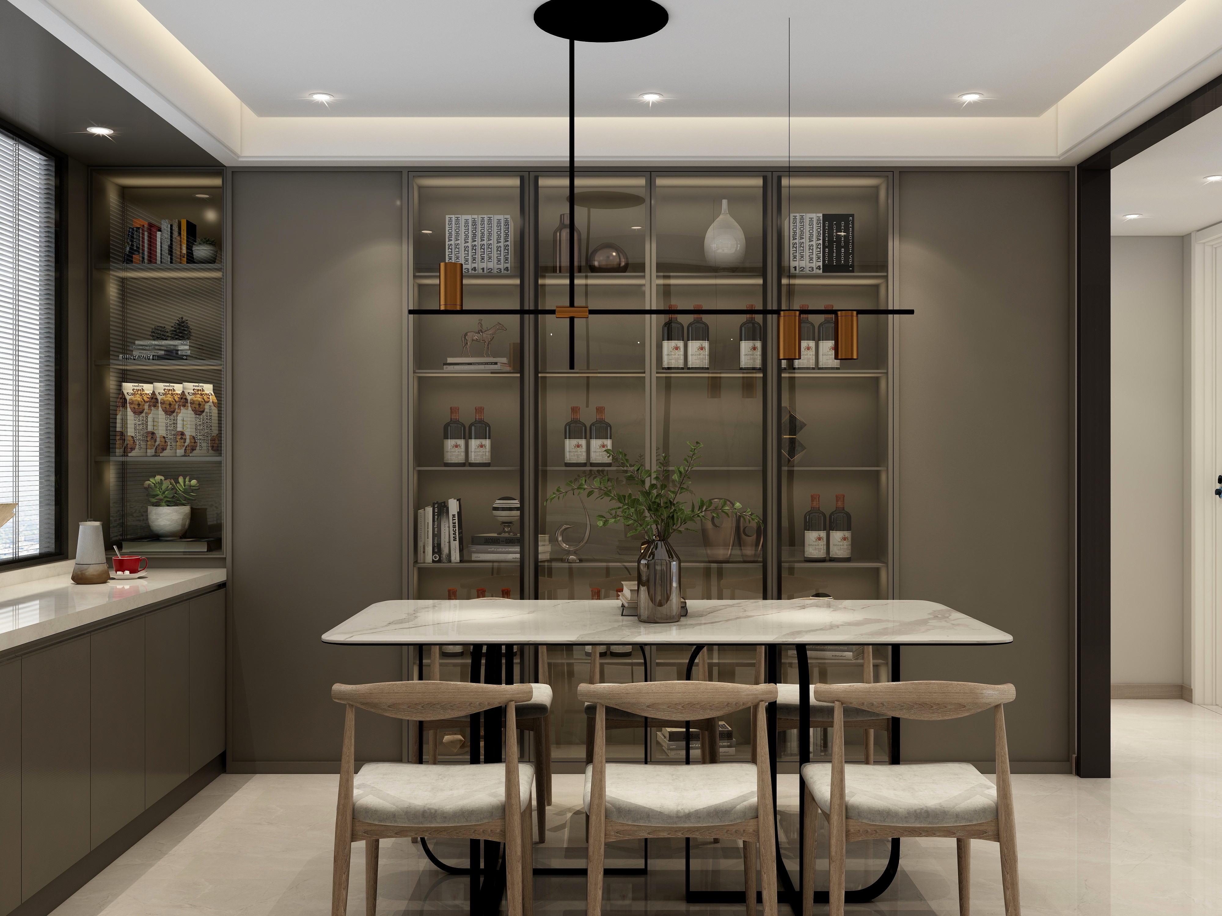 李青越-重庆_瞰山府布局现代简约装修效果图