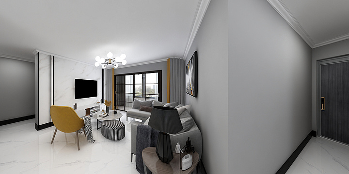 上海鸿桐装饰-瑞和路900弄20号601室-装修设计方案