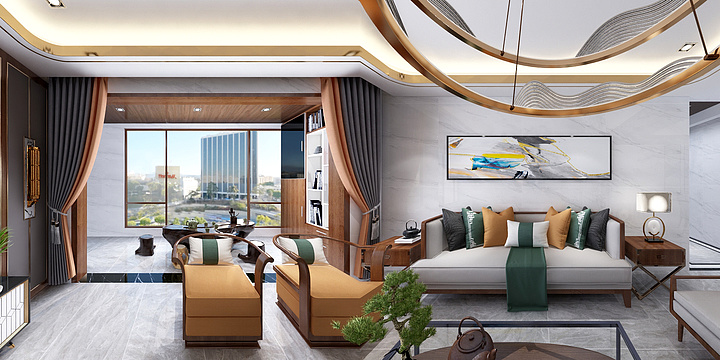 砖S界-兴国县新中源陶瓷长海云府9栋901室黄金瑞-装修设计方案