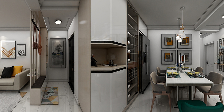 盼哒设计-龙泉城市花园-装修设计方案