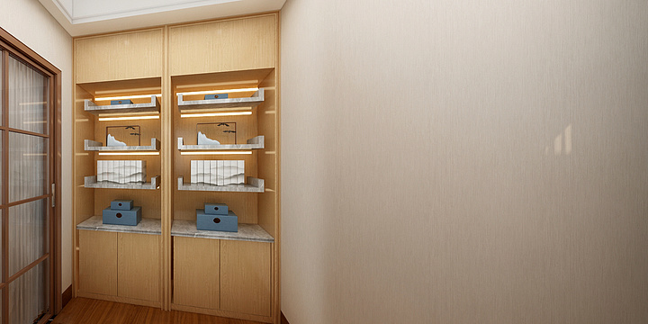 艺高设计公司-南国豪苑23栋03户型-二改（卧室背景墙）-装修设计方案