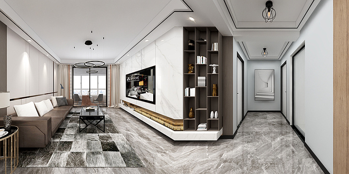 一舍空间设计-喜园72-3-402-装修设计方案