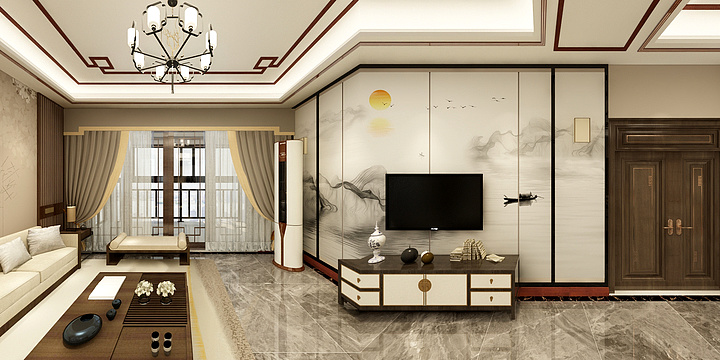 小熊宝宝8-C金宸璞悦中式-装修设计方案