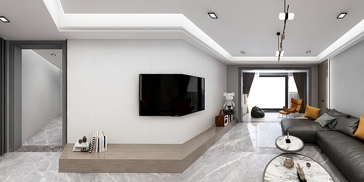 颜摩文化-新民小区-全护墙-装修设计方案