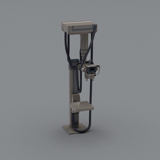 Advanced Dental Machinery 3D Model for Medical Spaces