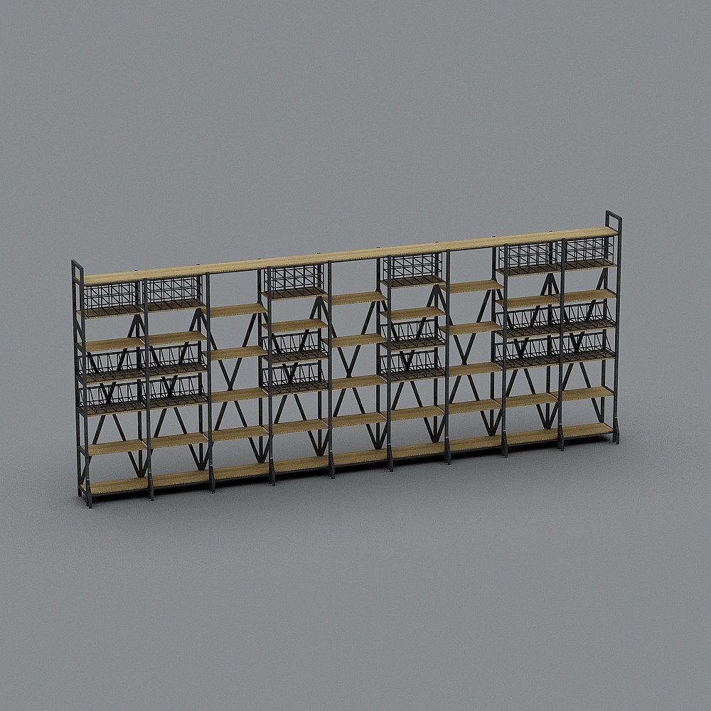现代咖啡厅16-展示柜