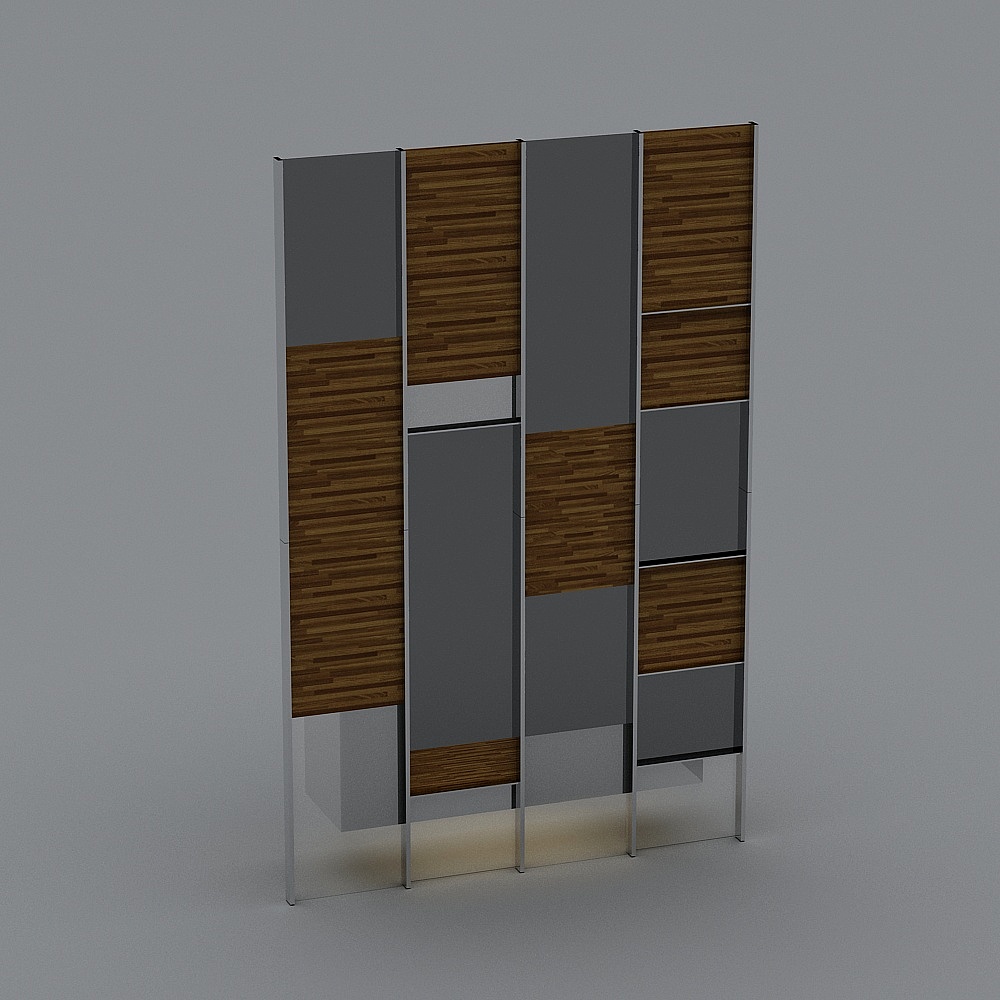 现代咖啡店1-展示柜3D模型