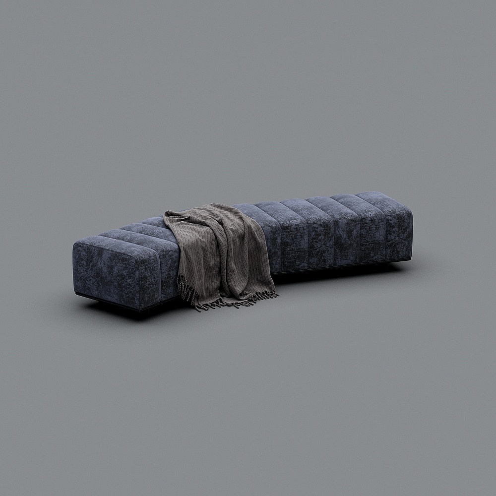 现代布艺沙发组合-9-沙发3D模型