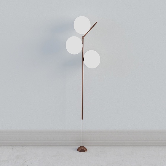 Transitional Modern Asian Floor Lamps,Brown