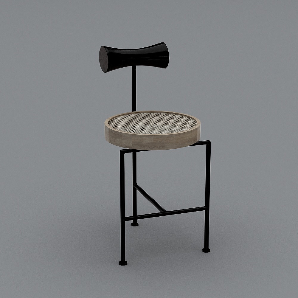 现代轻奢客餐厅-椅子3D模型