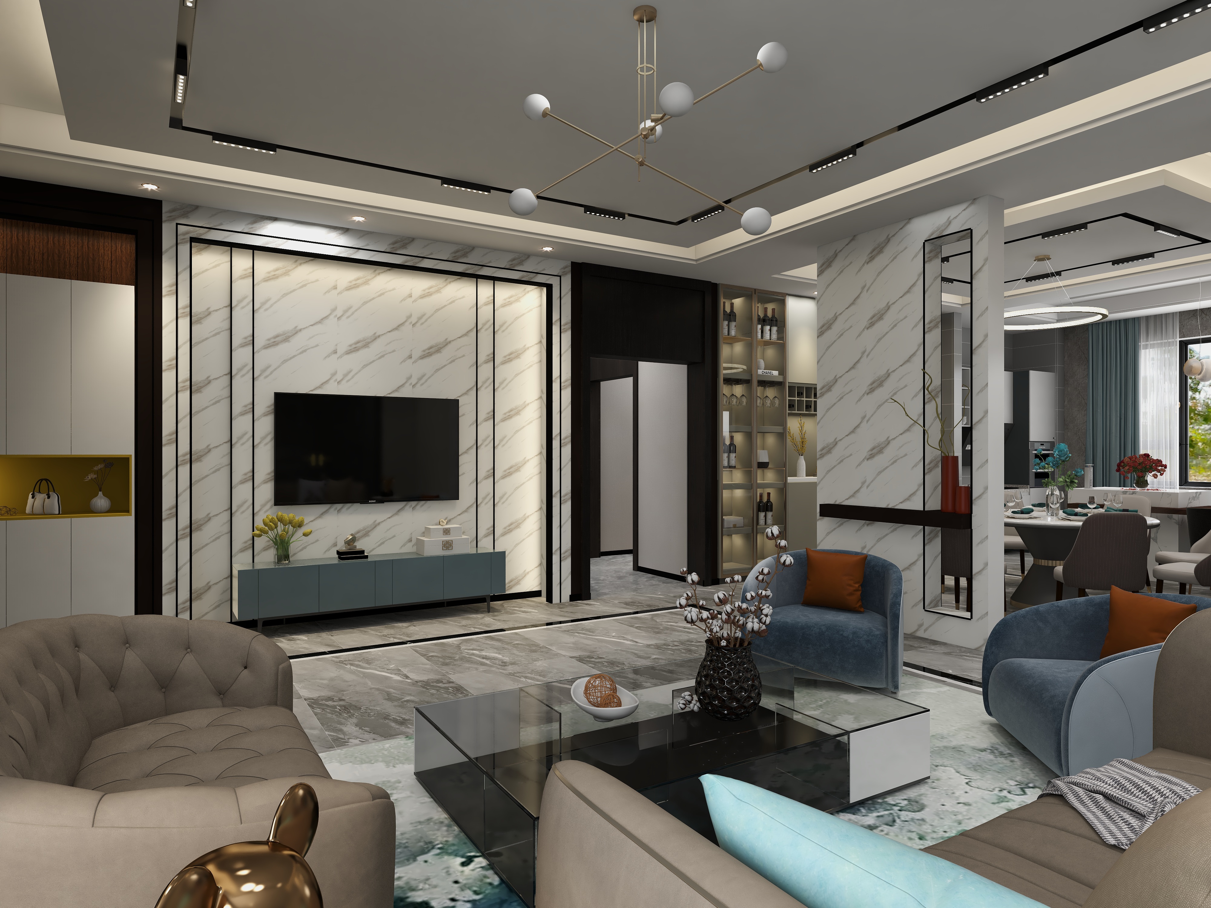 A百家邦全铝全屋定制13476258504-澧东龚家岗孙总别墅-副本-装修设计方案