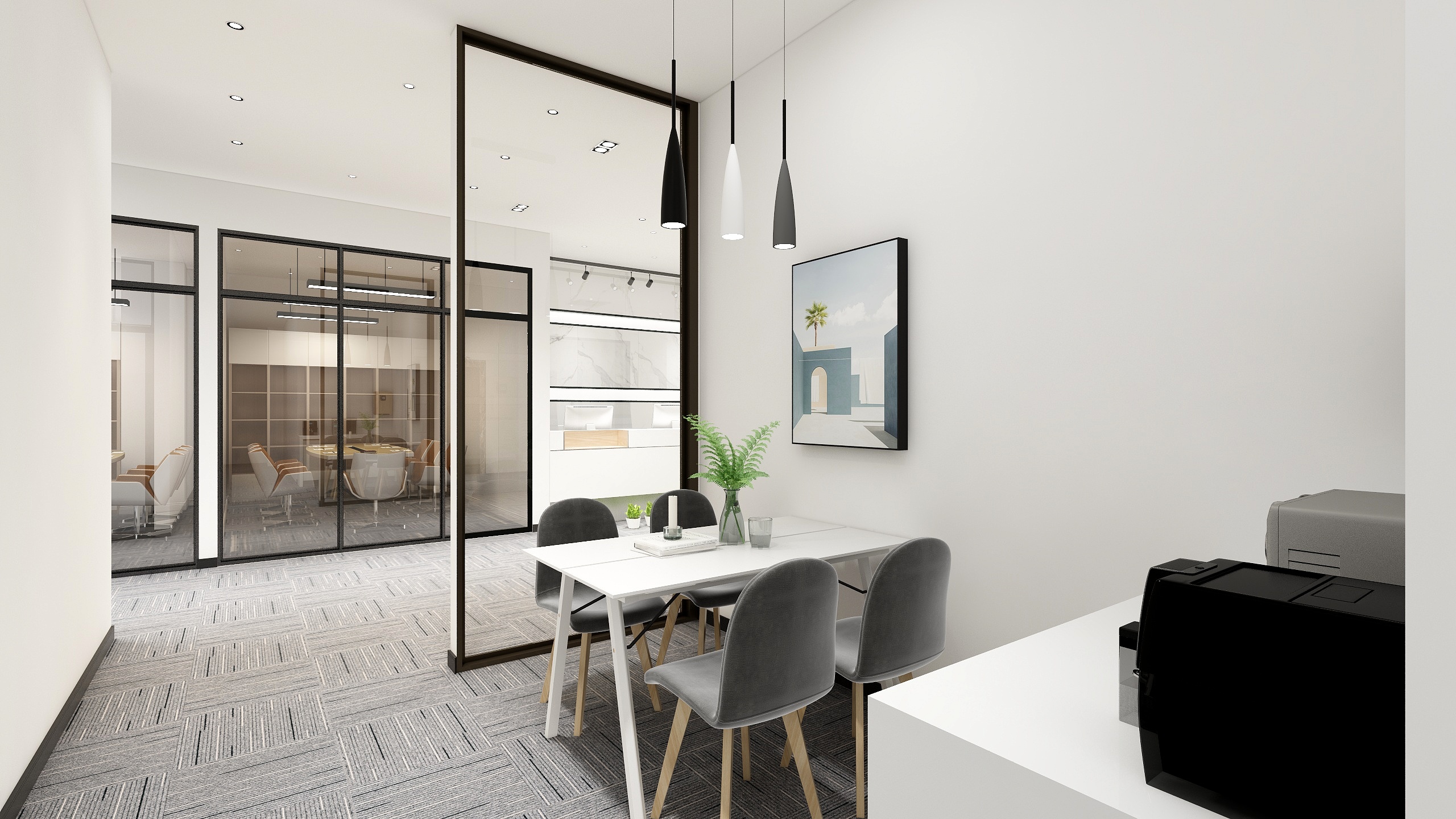 尘京设计事务所-门厅-装修设计方案