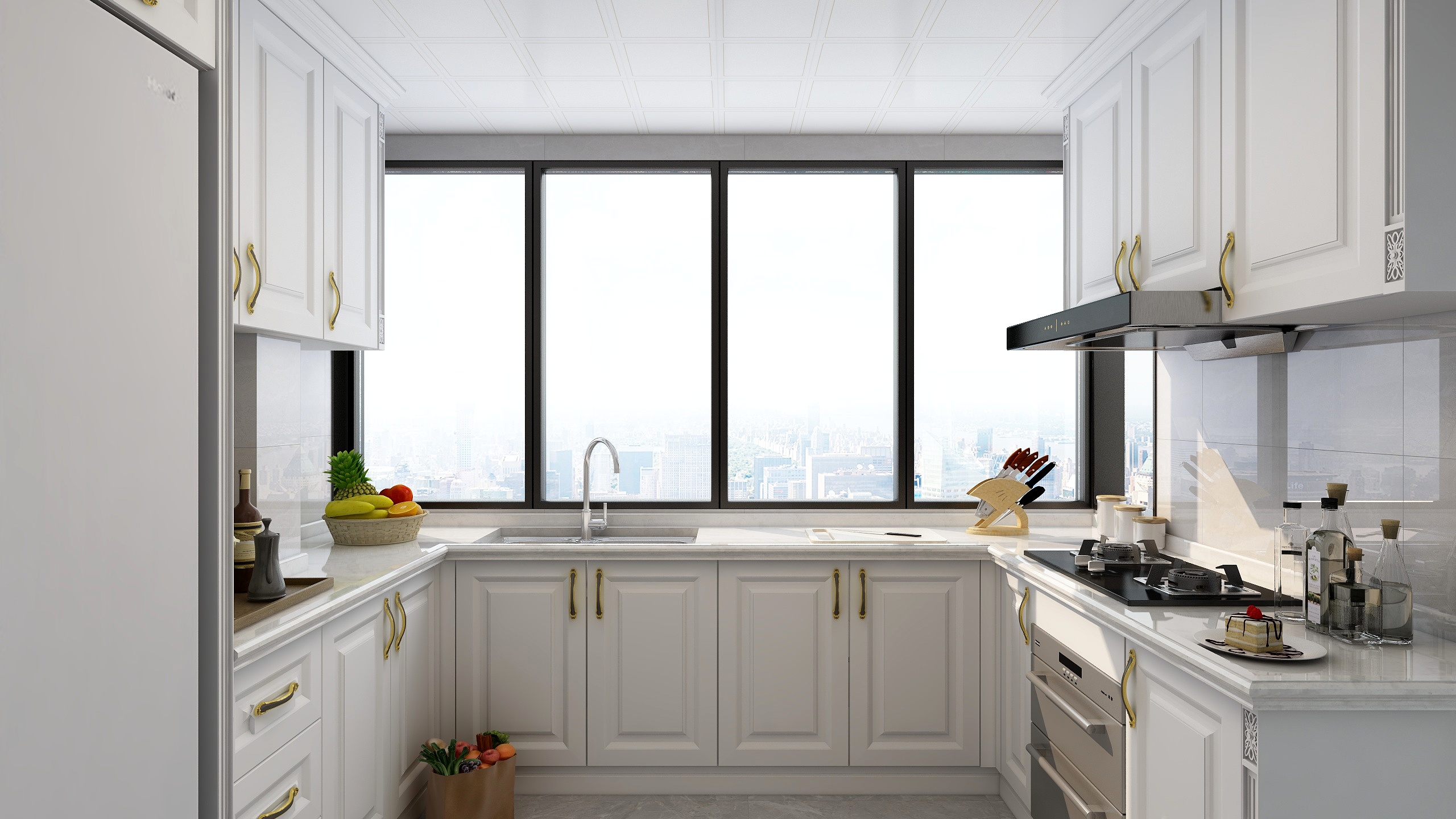 万祥建装A好莱客全屋定制-凤凰郡25#1103厨房（已施工）-装修设计方案