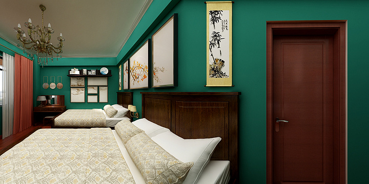 海南设计李工-三亚民国时代-装修设计方案