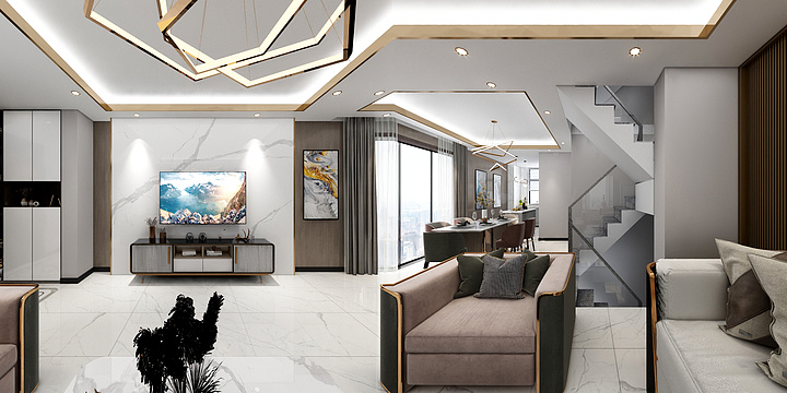 新中源陶瓷丶VR全景-上坤旭辉-装修设计方案