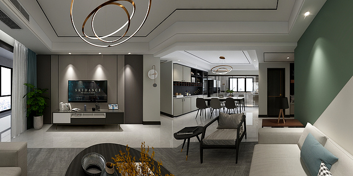 設計饰空-阳光新天地 C3-3-906 --装修设计方案