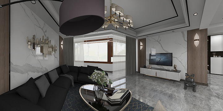 盛雅轩装饰otnS-保利海德公园6楼cad-装修设计方案