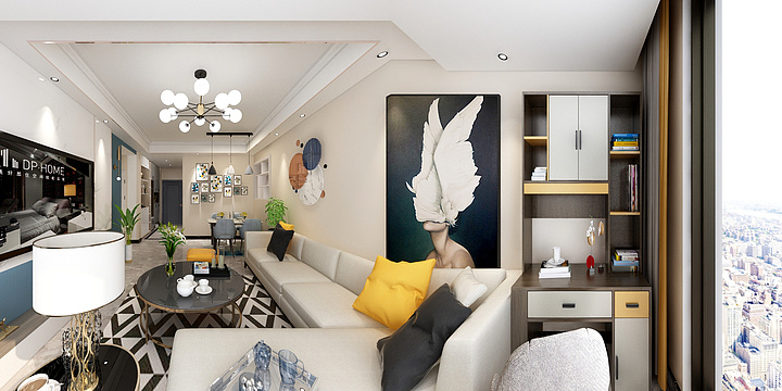 飞翔的鸟-锦绣香江-80P-装修设计方案