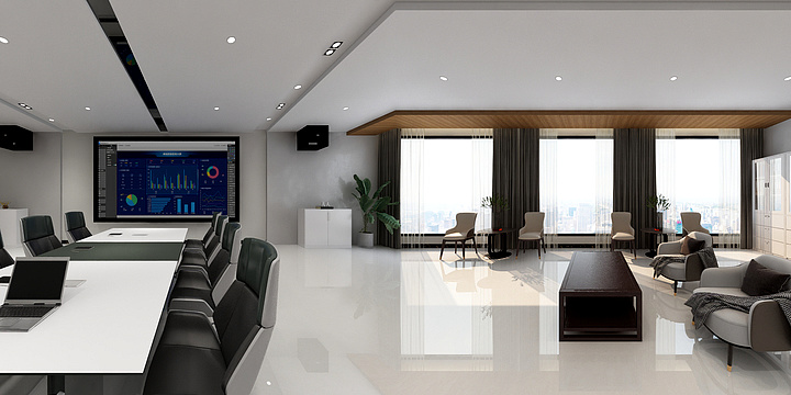 亦境空间设计张娟-会议室-装修设计方案