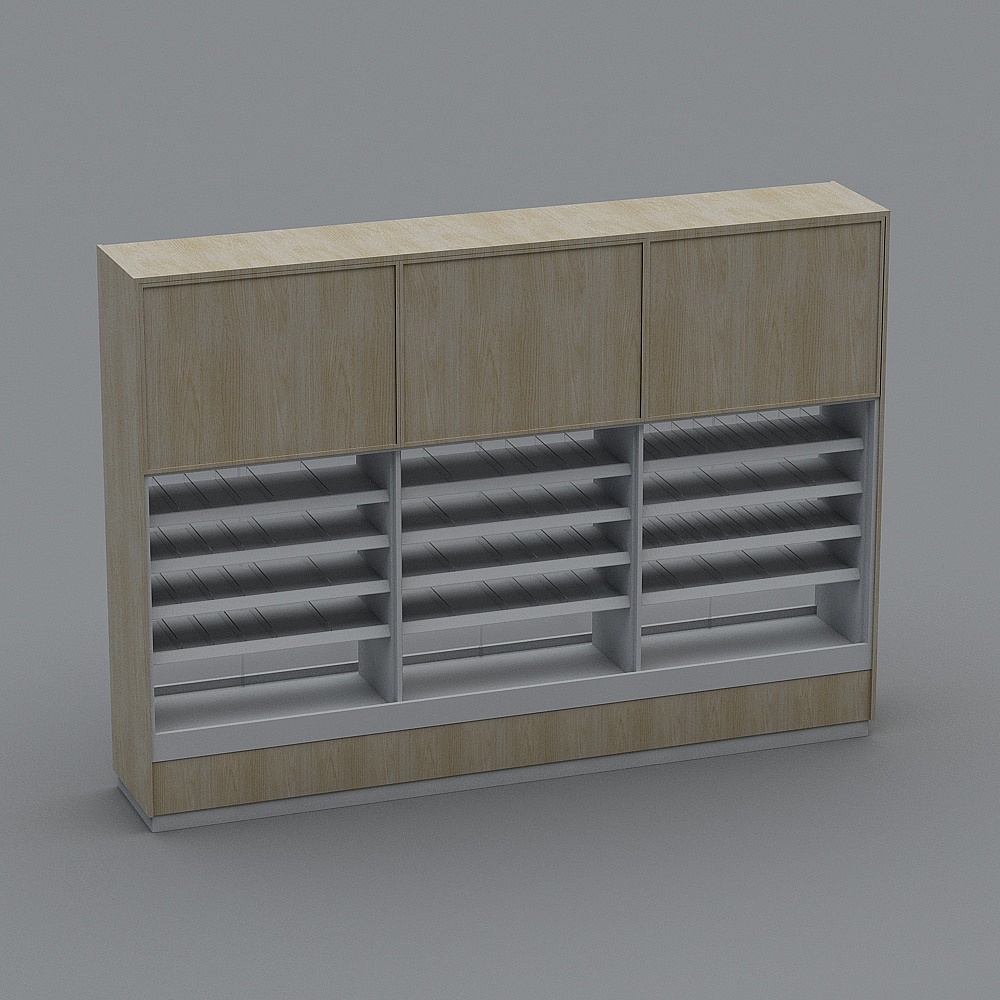 现代民宿酒店西餐厅-橱柜