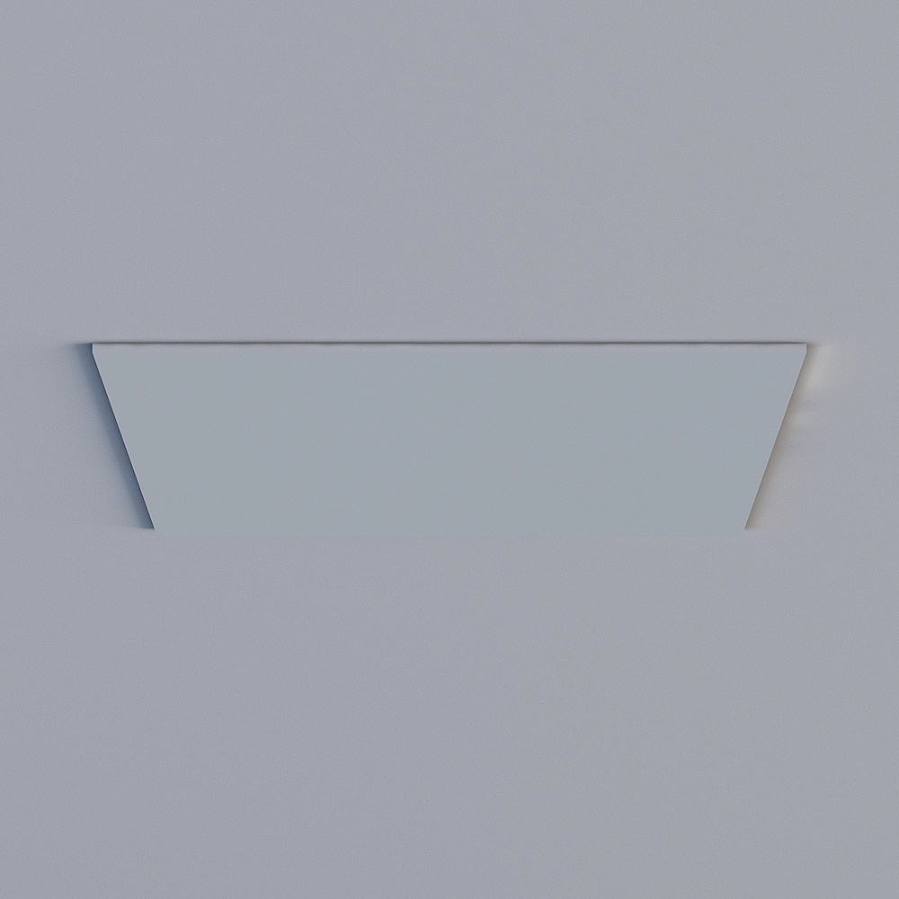 新中式轻奢酒店中庭-反光顶面3D模型