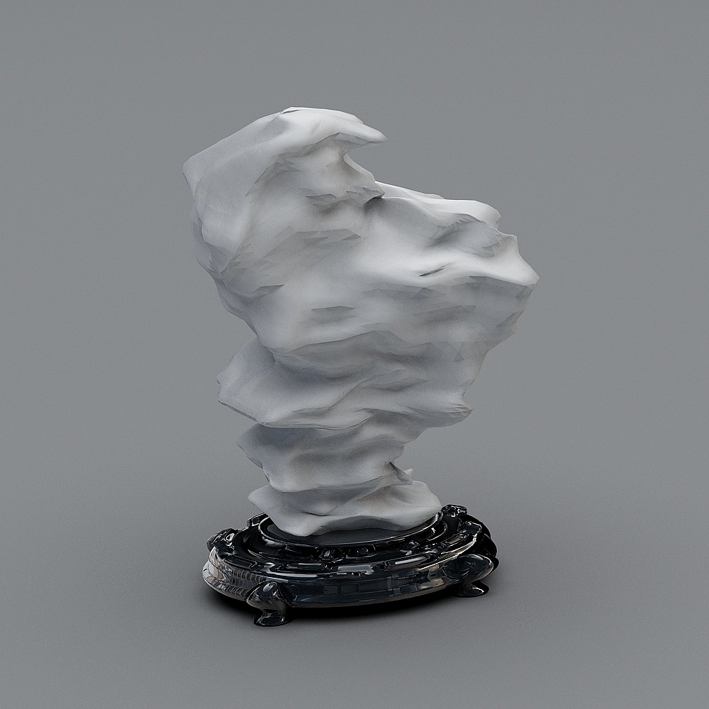 现代售楼部4-摆件3D模型