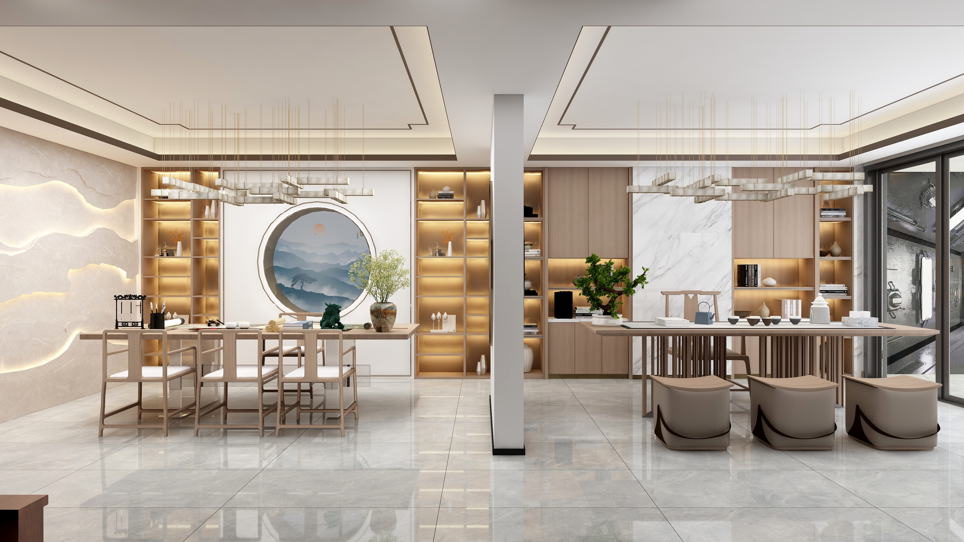 南昌如美FqQf-茶室CH12690AS古堡王灰-装修设计方案