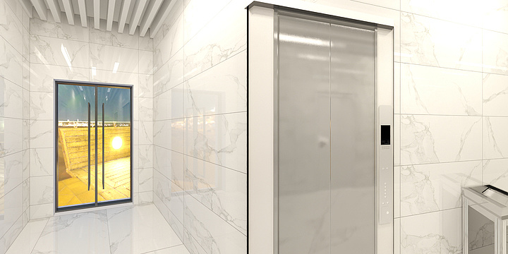 常州质越设计-电梯走道-装修设计方案