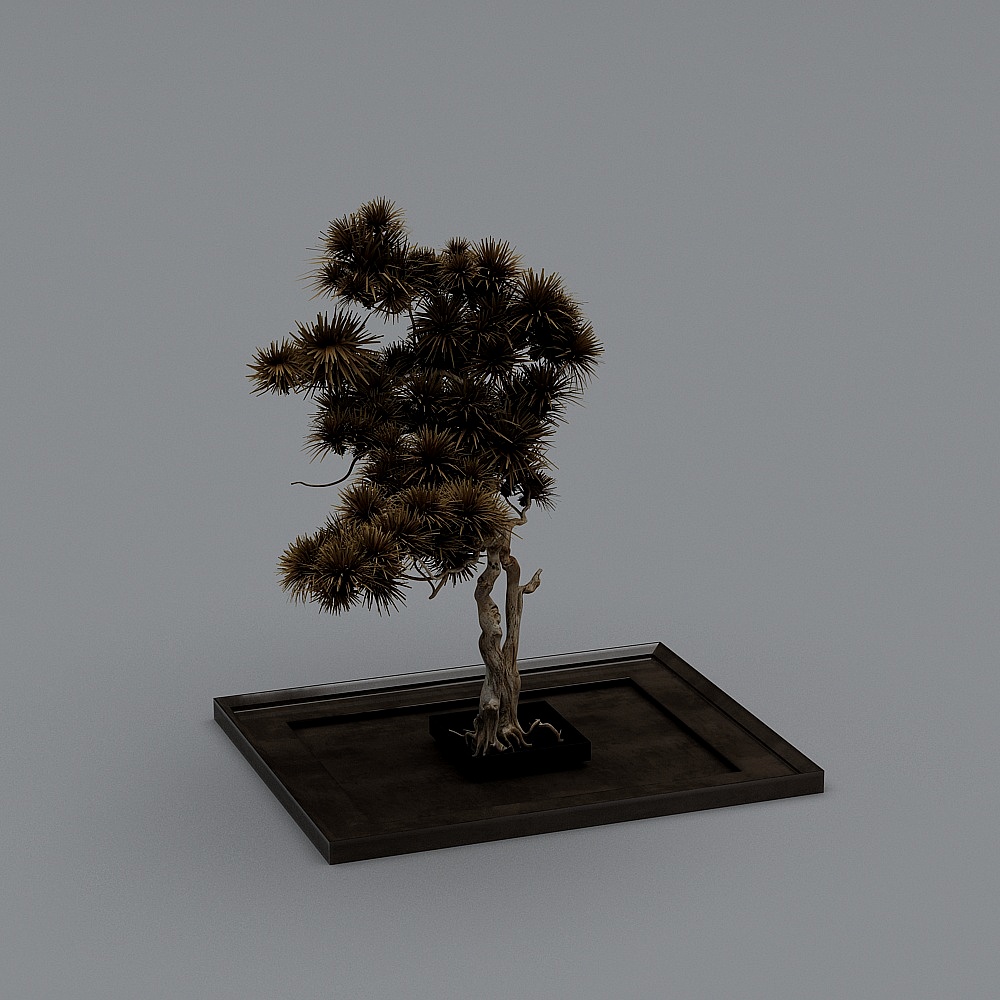 新中式售楼部22-摆件3D模型