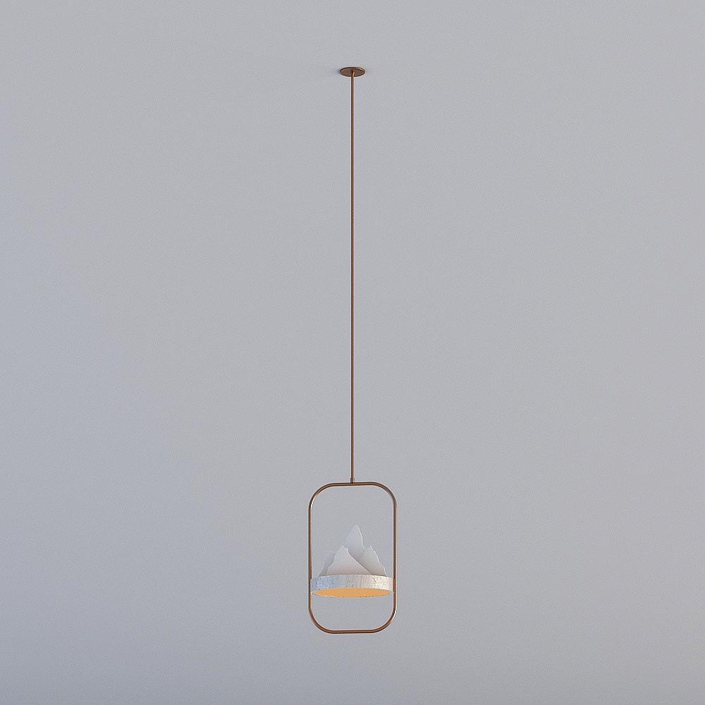 新中式庭院景观小品 3-吊灯